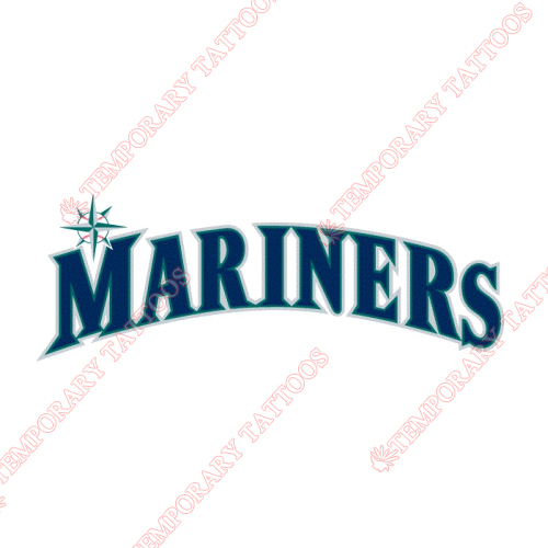 Seattle Mariners Customize Temporary Tattoos Stickers NO.1917